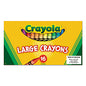 Crayola Large Crayons, Lift Lid Box, 16 Colors/Box (520336)