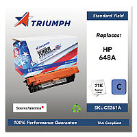 Triumph 751000NSH1115 Remanufactured CE261A (648A) Toner, 11,000 Page-Yield, Cyan