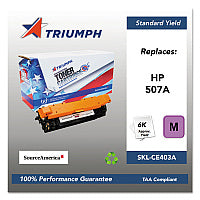 Triumph 751000NSH1282 Remanufactured CE403A (507A) Toner, 6,000 Page-Yield, Magenta