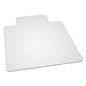 AbilityOne 7220016568321, SKILCRAFT Biobased Chair Mat for Hard Floors, 45 x 53, 25 x 12 Lip, Clear