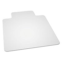 AbilityOne 7220016568320, SKILCRAFT Biobased Chair Mat for Hard Floors, 45 x 53, 20 x 12 Lip, Clear