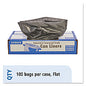 Stout by Envision Total Recycled Content Plastic Trash Bags, 56 gal, 1.5 mil, 43" x 49", Black/Brown, 100/Carton (T4349B15)