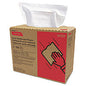 Cascades Tuff-Job Scrim Reinforced Wipers, 4-Ply, 9.75 x 16.75, White, 150/Box, 6 Box/Carton (W202)