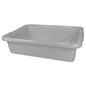 Rubbermaid Commercial Bus/Utility Tote, 20" x 15" x 5", Gray (3349GRA)
