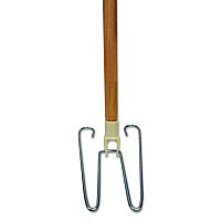 Boardwalk(R) Wedge Dust Mop Head Frame/Lacquered Wood Handle, 0.94" dia x 48" Length, Natural (BWK1492)