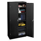 HON Assembled Storage Cabinet, 36w x 18.13d x 71.75h, Black (SC1872P)