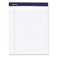 Ampad Legal Ruled Pads, Narrow Rule, 50 White 8.5 x 11.75 Sheets, 4/Pack (20315)