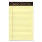 Ampad Gold Fibre Quality Writing Pads, Medium/College Rule, 50 Canary-Yellow 5 x 8 Sheets, Dozen (20004)
