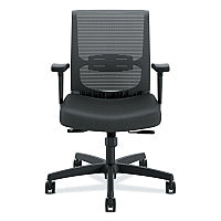 HON Convergence Mid-Back Task Chair, Synchro-Tilt and Seat Glide, Supports Up to 275 lb, Black (CMY1AUR10)
