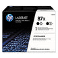 HP(R) 87X, 2-Pack High-Yield Black Original LaserJet Toner Cartridges (CF287XD)
