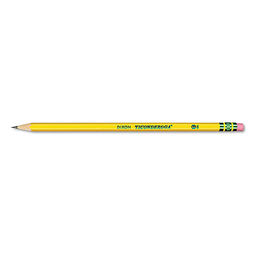 Ticonderoga Pencil Value Pack, HB #2, Yellow Barrel, 96/Pack