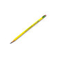 Ticonderoga Pencils, H (#3), Black Lead, Yellow Barrel, Dozen (13883)