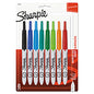 Sharpie Retractable Permanent Marker, Extra-Fine Needle Tip, Assorted Colors, 8/Set (1742025)