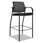 HON Ignition 2.0 Ilira-Stretch Mesh Back Cafe Height Stool, Supports Up to 300 lb, 31" High Seat, Black Seat/Back, Black Base (IC108IMCU10)