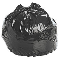 AbilityOne 8105015346819, SKILCRAFT Insect Repellent Trash Bags, 45 gal, 2 mil, 40" x 45", Black, Flat Pack, 65/Box