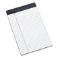 AbilityOne 7530014471355, SKILCRAFT Legal Pads, Wide/Legal Rule, Gray Linen Headband, 50 White 5 x 8 Sheets, Dozen
