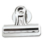 Universal Bulldog Magnetic Clips, Medium, Nickel, 12/Pack (UNV31261)