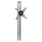 Fellowes Lotus Single Monitor Arm Kit, For 26" Monitors, 180 Degree Rotation, 180 Degree Pan, Silver, Supports 17 lb (8042801)