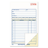 Adams 2-Part Sales Book, 12 Lines, Two-Part Carbon, 6.69 x 4.19, 50 Forms Total (DC4705)