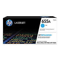 HP 655A, (CF451A) Cyan Original LaserJet Toner Cartridge