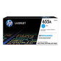 HP 655A, (CF451A) Cyan Original LaserJet Toner Cartridge