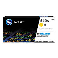 HP 655A, (CF452A) Yellow Original LaserJet Toner Cartridge