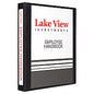 Avery Heavy-Duty View Binder with DuraHinge and One Touch EZD Rings, 3 Rings, 1" Capacity, 11 x 8.5, Black (79699)