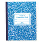 Roaring Spring Grade School Ruled Composition Book, Grade 2 Manuscript Format, Blue Marble Cover, (50) 9.75 x 7.75 Sheets (77921)