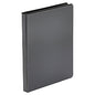 Universal Economy Round Ring View Binder, 3 Rings, 0.5" Capacity, 11 x 8.5, Black (UNV20951)