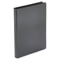 Universal Economy Round Ring View Binder, 3 Rings, 0.5" Capacity, 11 x 8.5, Black (UNV20951)