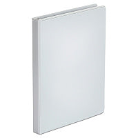 Universal Economy Round Ring View Binder, 3 Rings, 0.5" Capacity, 11 x 8.5, White (UNV20952)