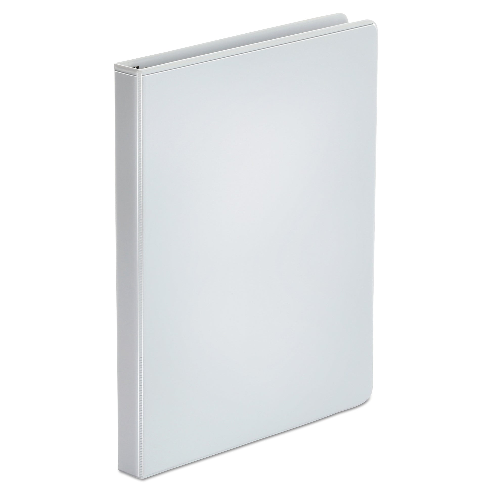Universal Economy Round Ring View Binder, 3 Rings, 0.5" Capacity, 11 x 8.5, White (UNV20952)
