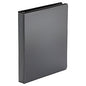 Universal Economy Round Ring View Binder, 3 Rings, 1" Capacity, 11 x 8.5, Black (UNV20961)