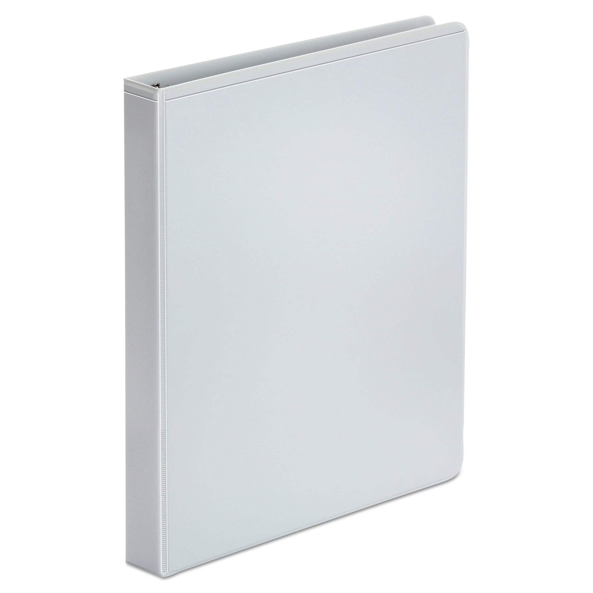 Universal Economy Round Ring View Binder, 3 Rings, 1" Capacity, 11 x 8.5, White (UNV20962)