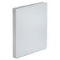 Universal Economy Round Ring View Binder, 3 Rings, 1" Capacity, 11 x 8.5, White (UNV20962)