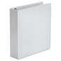 Universal Economy Round Ring View Binder, 3 Rings, 2" Capacity, 11 x 8.5, White (UNV20982)