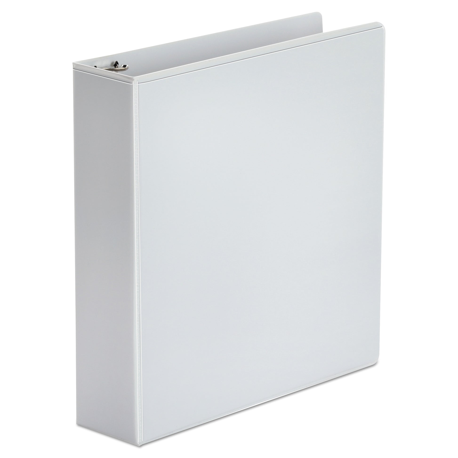 Universal Economy Round Ring View Binder, 3 Rings, 2" Capacity, 11 x 8.5, White (UNV20982)