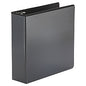 Universal Economy Round Ring View Binder, 3 Rings, 3" Capacity, 11 x 8.5, Black (UNV20991)