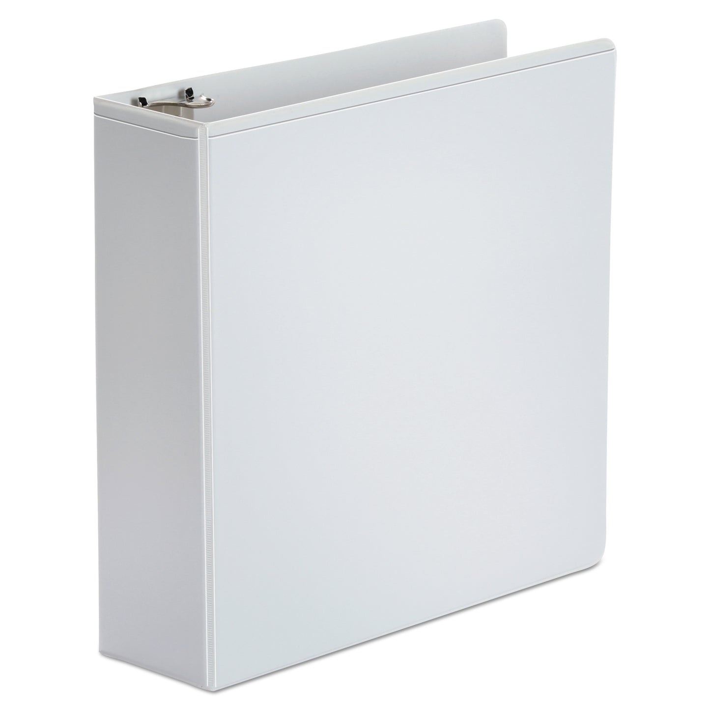 Universal Economy Round Ring View Binder, 3 Rings, 3" Capacity, 11 x 8.5, White (UNV20992)