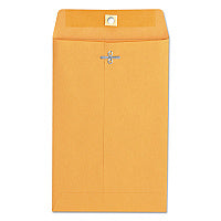 Universal Kraft Clasp Envelope, #55, Square Flap, Clasp/Gummed Closure, 6 x 9, Brown Kraft, 100/Box (UNV35260)