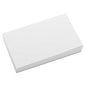 Universal Unruled Index Cards, 3 x 5, White, 100/Pack (UNV47200)