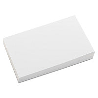 Universal Unruled Index Cards, 3 x 5, White, 100/Pack (UNV47200)