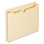 Universal Economical Manila File Jackets, Straight Tab, Letter Size, Manila, 50/Box (UNV74300)