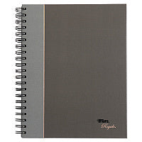 TOPS Royale Wirebound Business Notebooks, 1-Subject, Medium/College Rule, Black/Gray Cover, (96) 8.25 x 5.88 Sheets (25330)