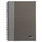 TOPS Royale Wirebound Business Notebooks, 1-Subject, Medium/College Rule, Black/Gray Cover, (96) 11.75 x 8.25 Sheets (25332)