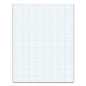 TOPS Cross Section Pads, Cross-Section Quadrille Rule (4 sq/in, 1 sq/in), 50 White 8.5 x 11 Sheets (35041)