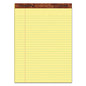 TOPS "The Legal Pad" Ruled Perforated Pads, Wide/Legal Rule, 50 Canary-Yellow 8.5 x 11 Sheets, 3/Pack (75327)