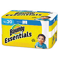 Bounty(R) Essentials Kitchen Paper Towels, 2-Ply, 104 Sheets, 12 Rolls (74647)
