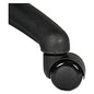 Alera Dual Wheel Hooded Casters, Grip Ring Type B Stem, 2" Soft Nylon Wheel, Black, 5/Set (ALECASTERST2)