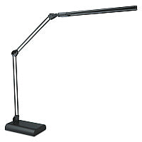 Alera Adjustable LED Desk Lamp, 3.25w x 6d x 21.5h, Black (ALELED908B)